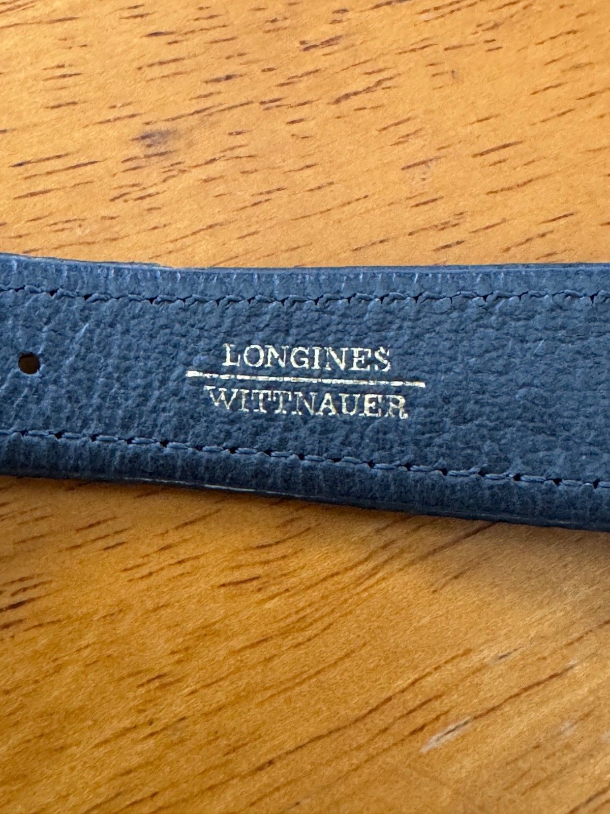WITTNAEUER LONGINES SWISS MADE “DODECAGON” STYLE BEZEL – 30.5 MM – PIG SKIN BAND