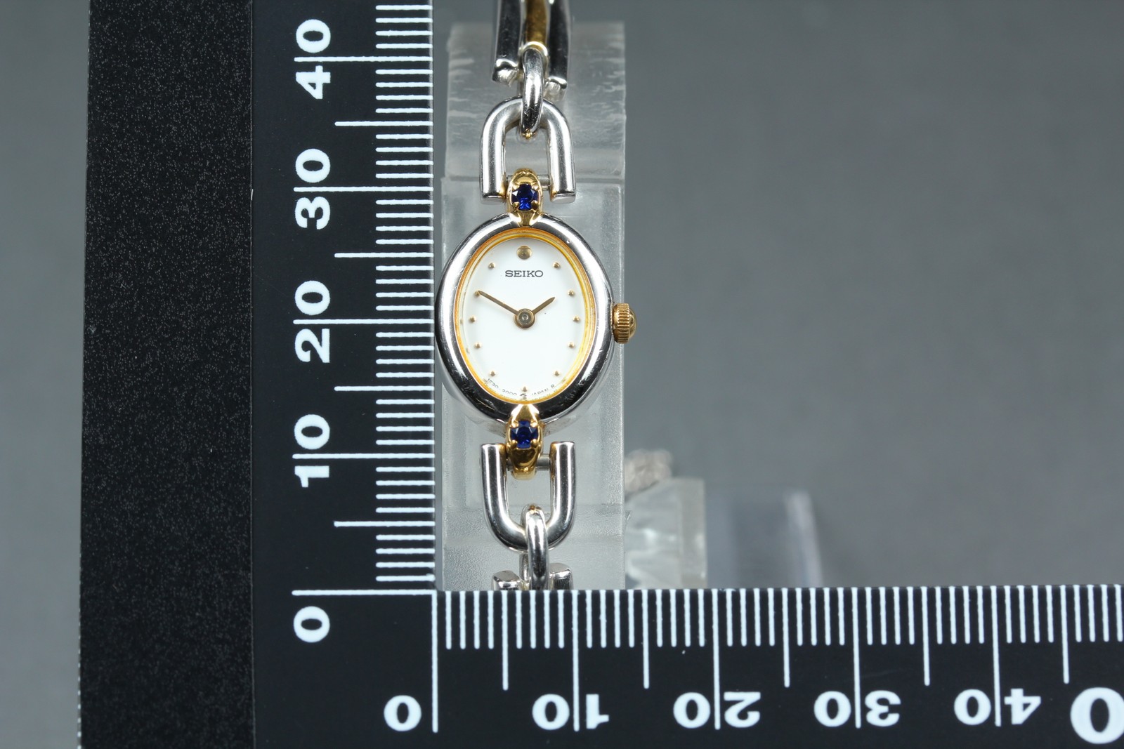 Vintage 1989 Exc+5 Seiko Tisse 1E20-6160 Two-Tone Quartz Womens Watch JAPAN