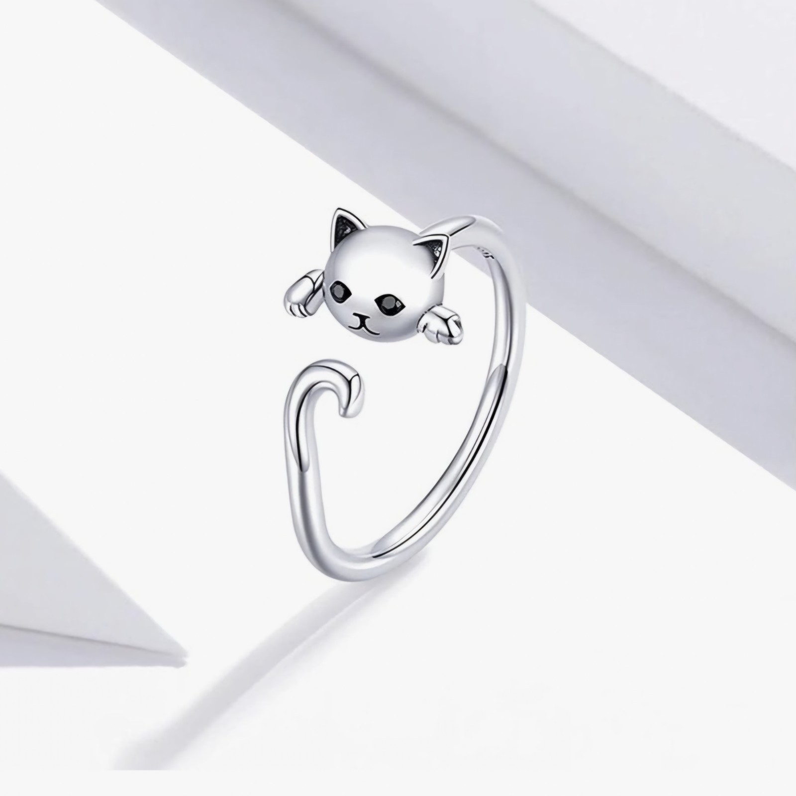 Cat Shape Adjustable Ring for Women Girls Gift UK Seller Fast Free Delivery NEW
