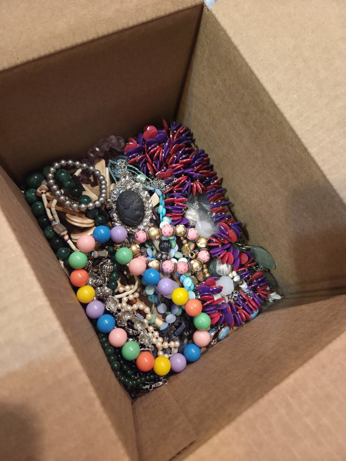 12.8 LBS All Wearable Jewelry Lot Vintage to Modern Necklaces Bracelets