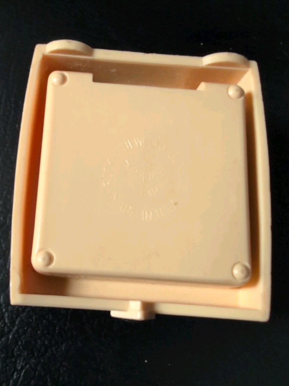 RARE Vintage Ring Display Presentation Box Celluloid with Blue Velvet by Rocket
