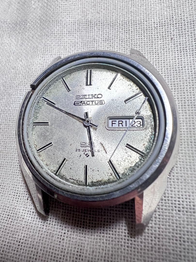 SEIKO ACTUS 6106-8600 Automatic 25 Jewels – For parts/junk