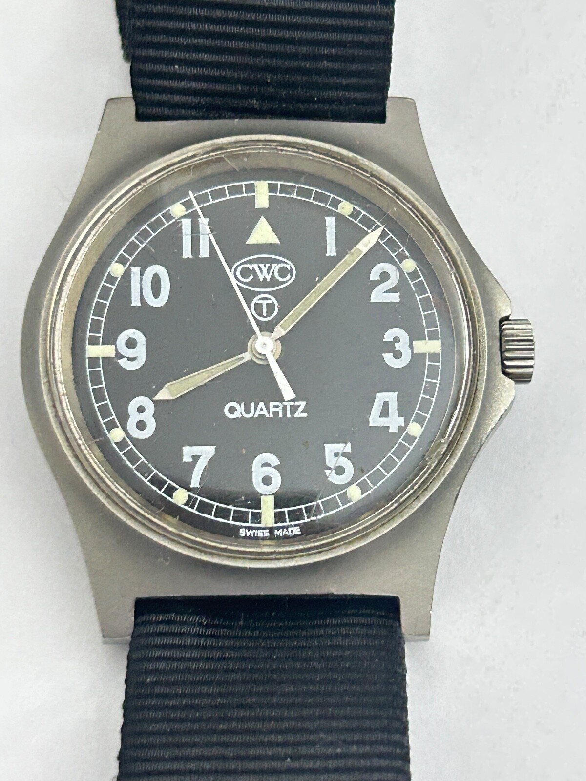 CWC G10 Medium Fatboy’Military Royal Navy Issue Mens Watch 1990 New Battery