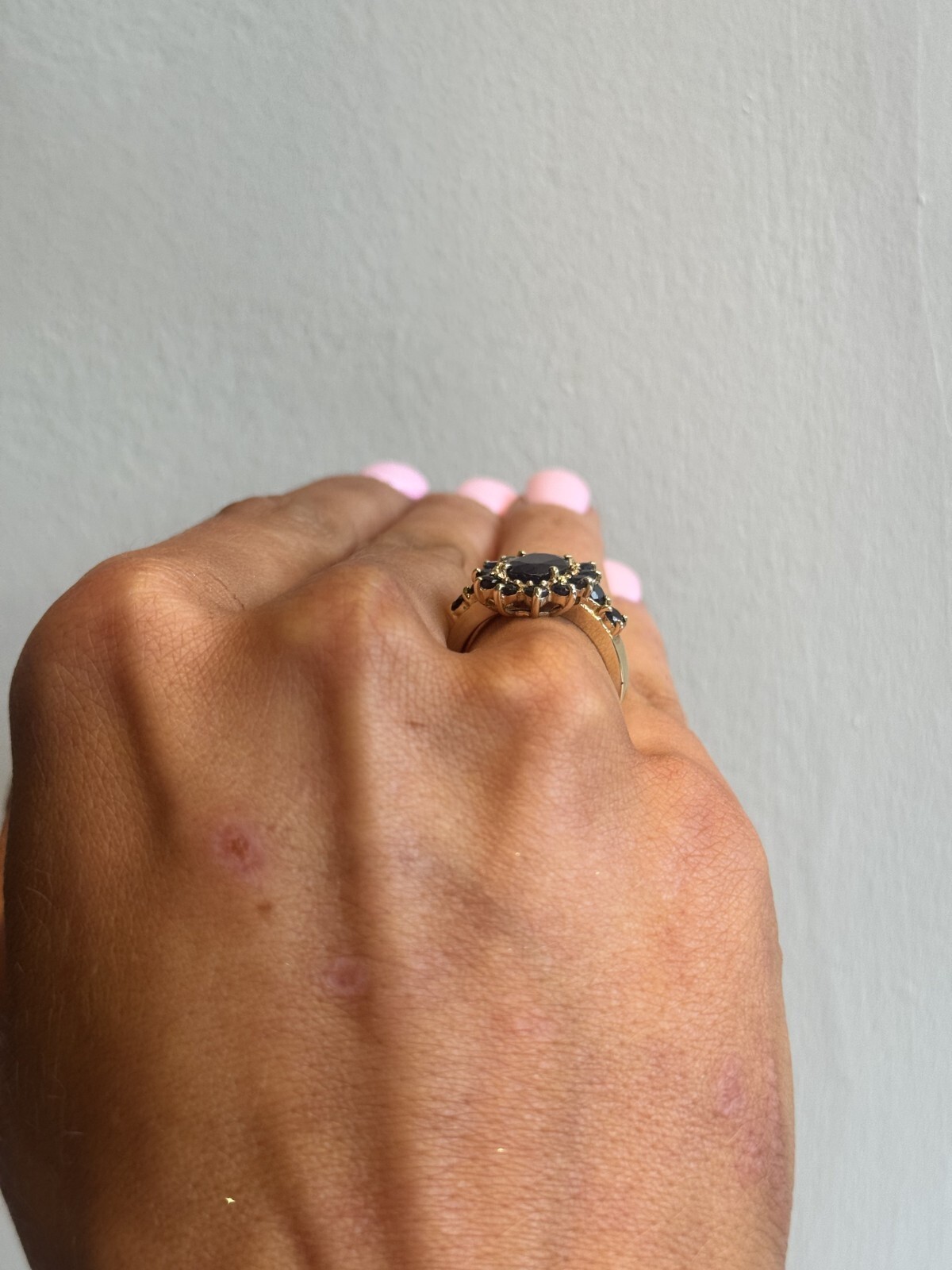 14K YELLOW GOLD RING WITH STONE