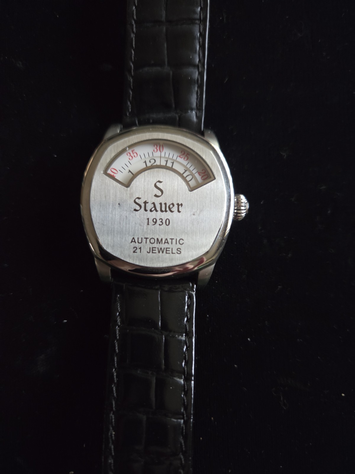 VINTAGE WRIST WATCH STAUER 1930 AUTOMATIC 21JEWELS REF.15457 3ATM WATER RES