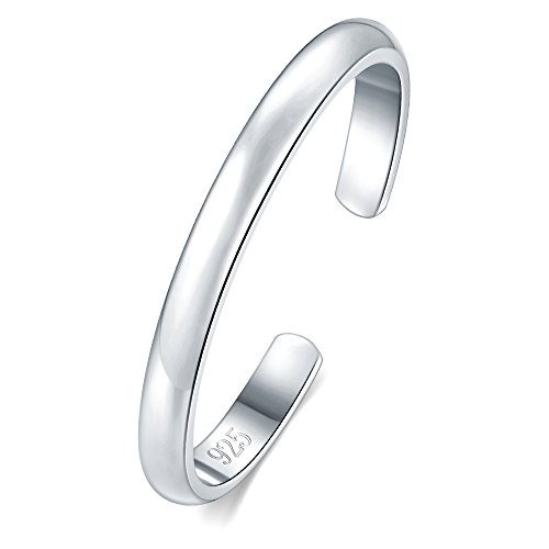 Minimalist Waterproof Toe Rings – 925 Sterling Silver Band for Every Occasion