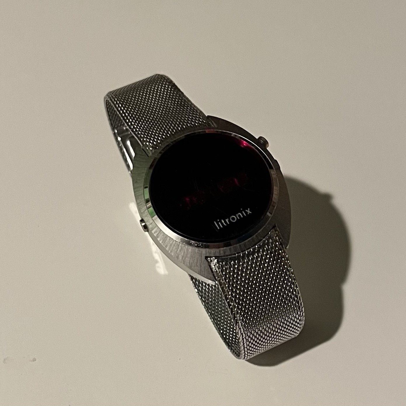 Litronix Red Vintage LED Digital Watch Untested Parts Only