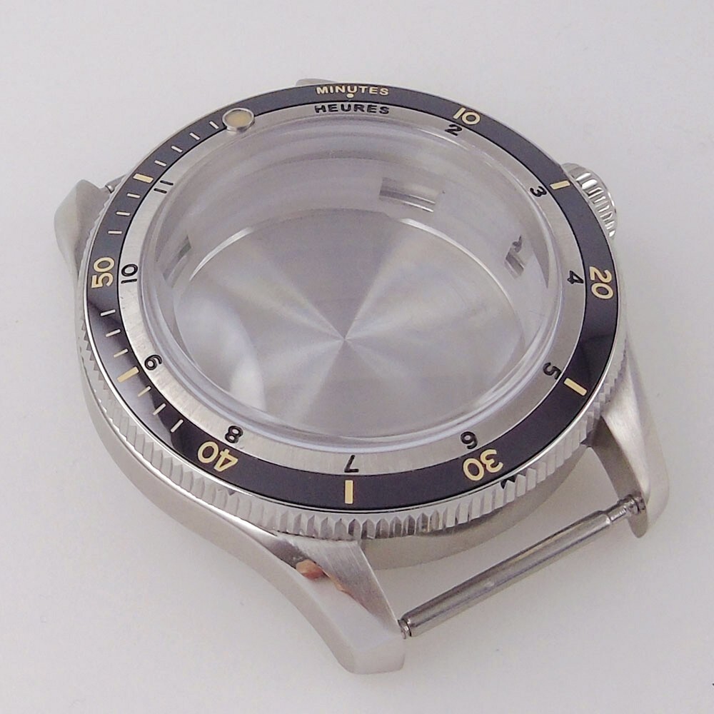 Fit NH34 NH35 NH36 NH38 20ATM Stainless Steel 40mm Watch Case Bow Sapphire Glass