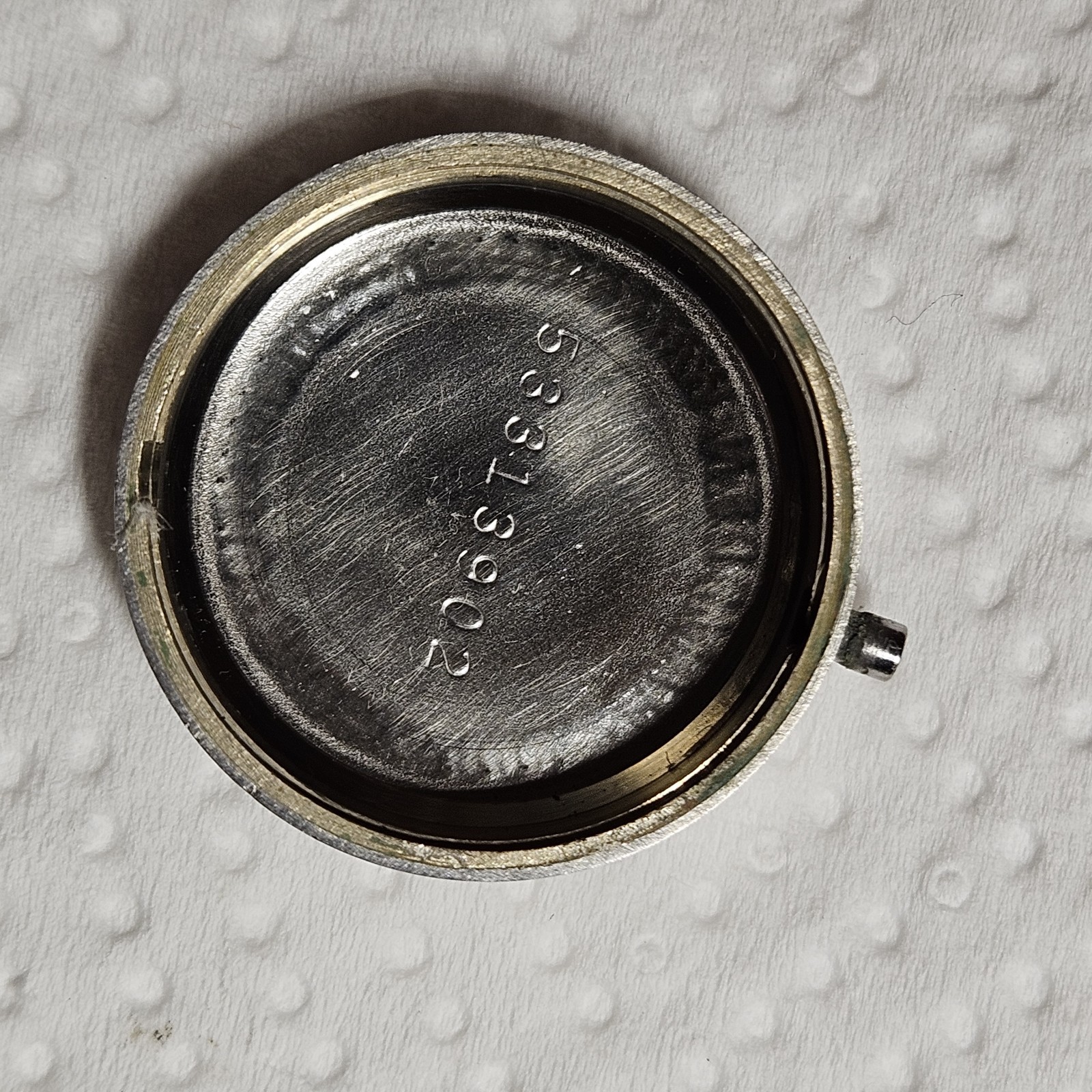 Vintage Hampden Automatic Power Reserve Indicator Mens Wrist Watch Rare AS-IS