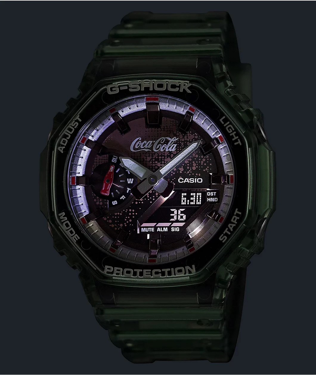 Casio G-Shock GA-2100CC-3A Coca-Cola 140th Anniversary Analog & Digital Watch