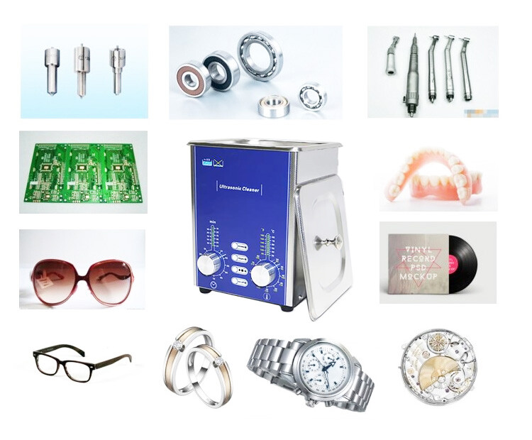 1.3L Useful Ultrasonic Cleaner Degas Sweep Cleaning Parts Jewelry Glasses PCB