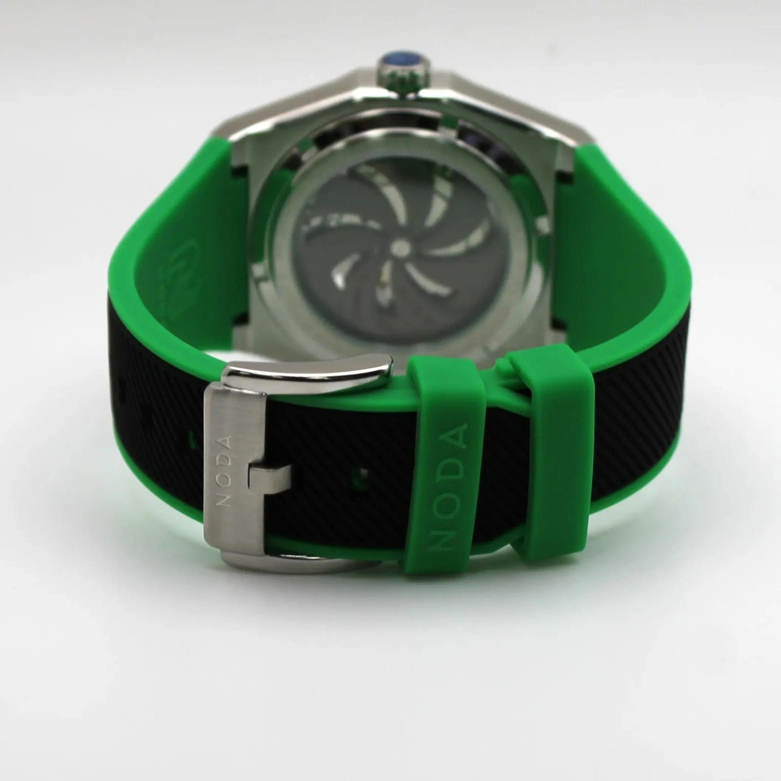 Noda Aero Series-1 43MM Stainless Steel Green Skeleton Dial Automatic Watch