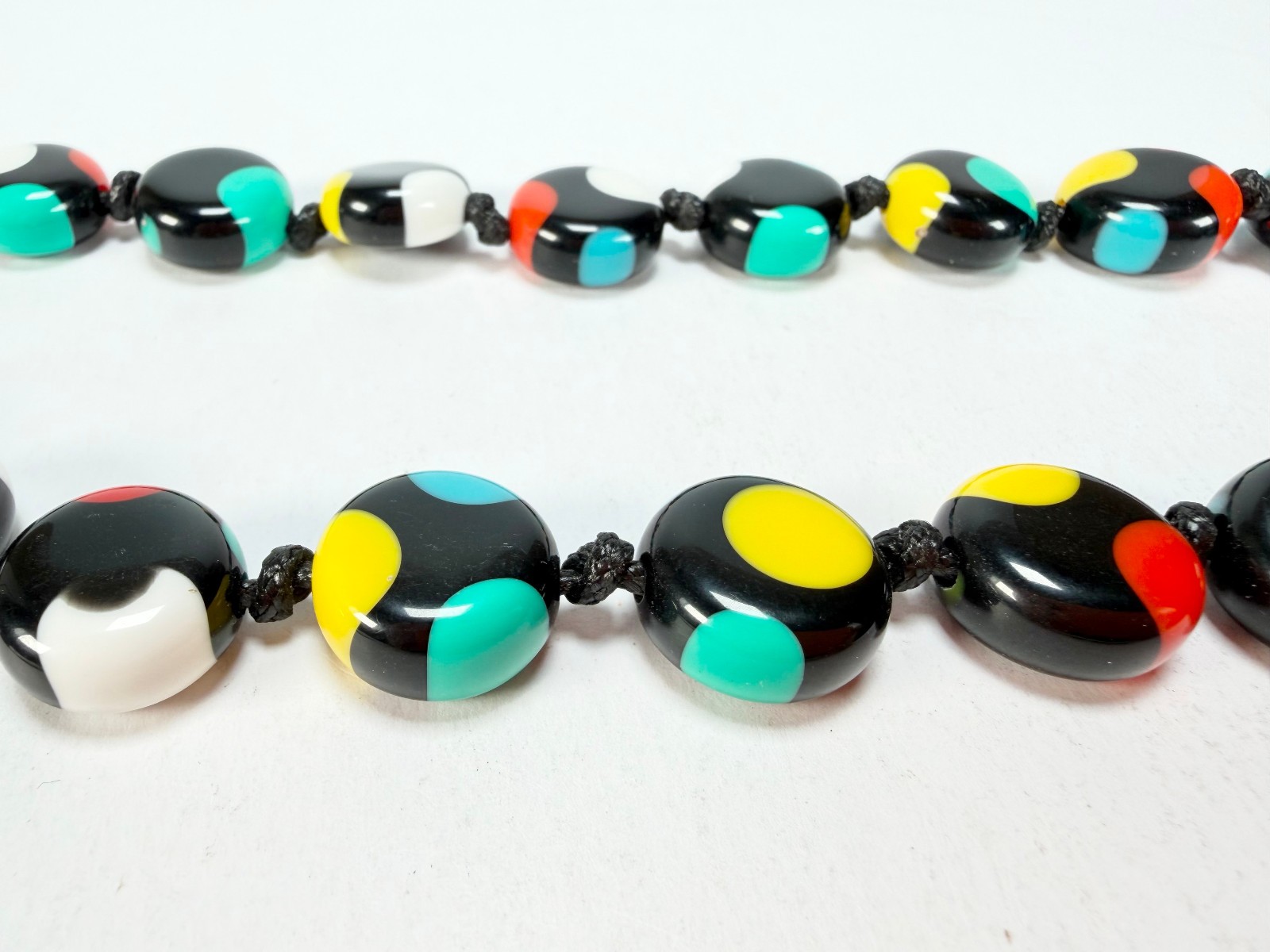 Sobral – Dots “Yoi” Multi coloured Dots Resin Necklace ( 005358 )