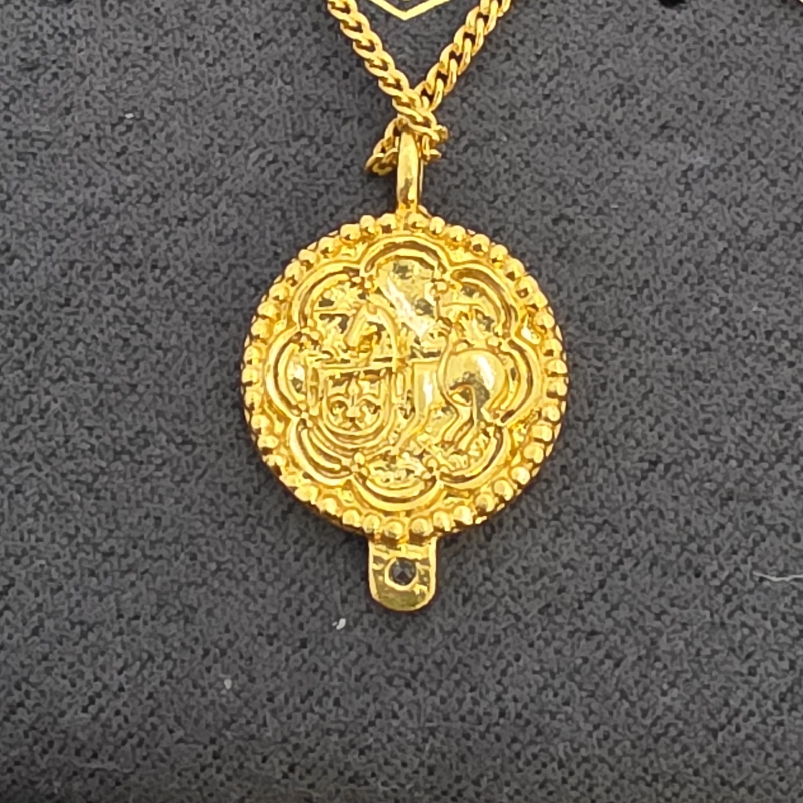 Julie Vos Coin Pendant Necklace