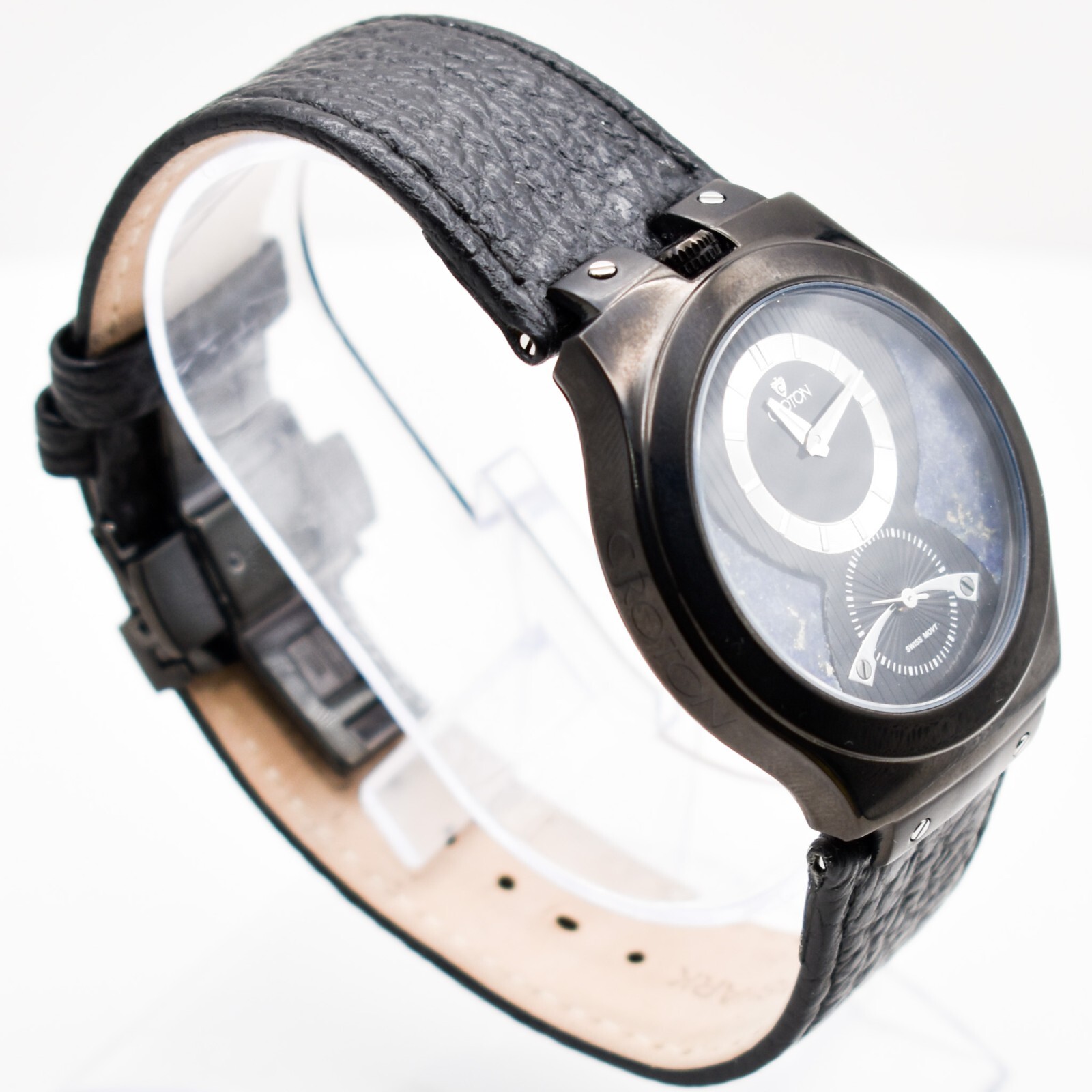 Limited Edition Croton Men’s Quartz Wristwatch w Genuine Shark Leather Band