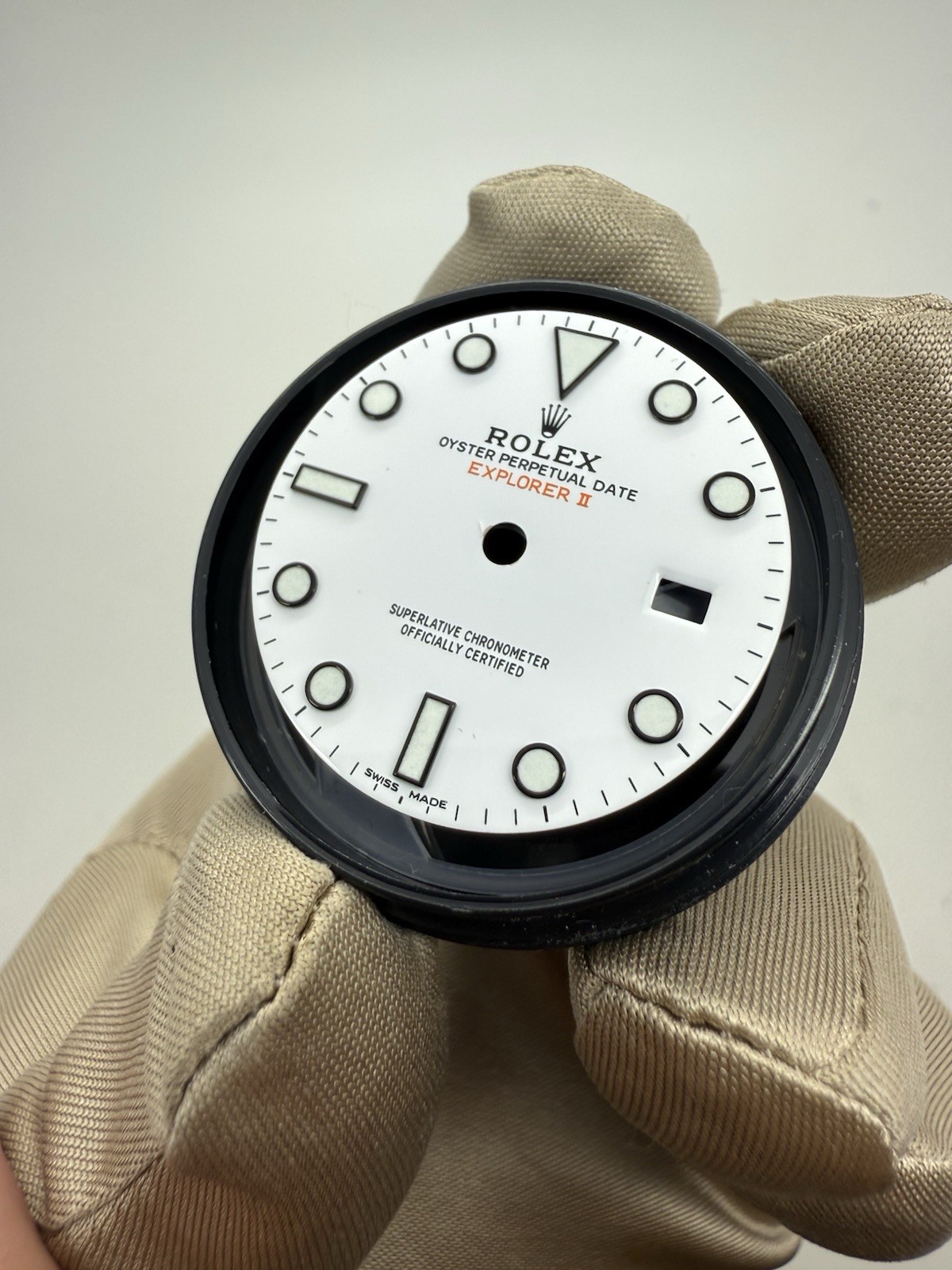 Rolex Explorer White Polar Dial For 216570 *DIAL ONLY*