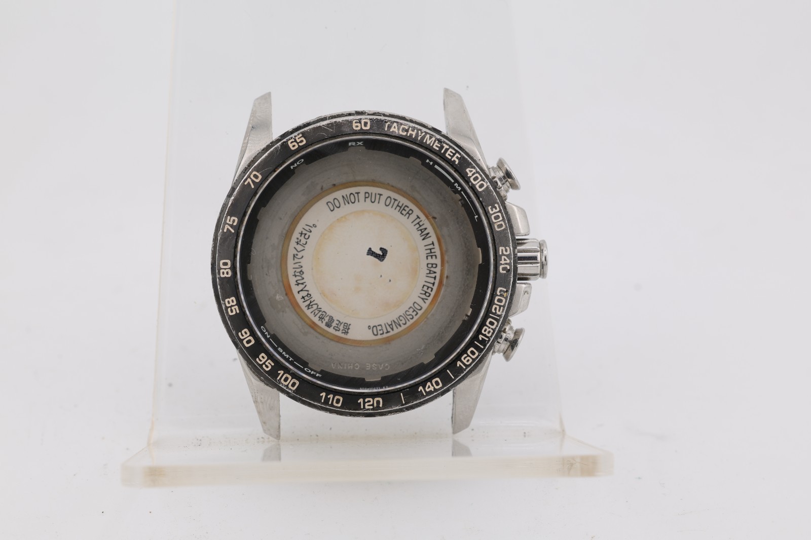 CITIZEN ECO-DRIVE PERPETUAL CHRONO WATCH CASE, E650-S075173 41.7mm 24mm LUG (LT)