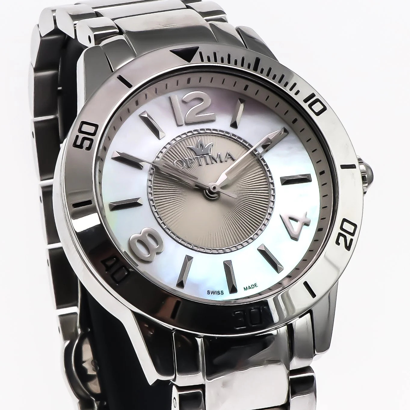 Optima – Swiss Watch – OSL347-SS-7 Quartz 41.40 mm OSL347 30 meters (3 ATM