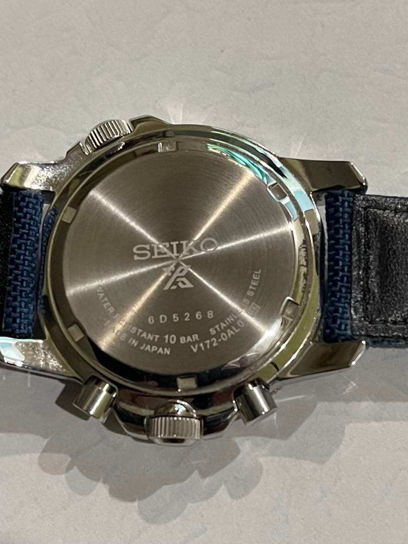 SEIKO PROSPEX Solar Chronograph V172 0AL0