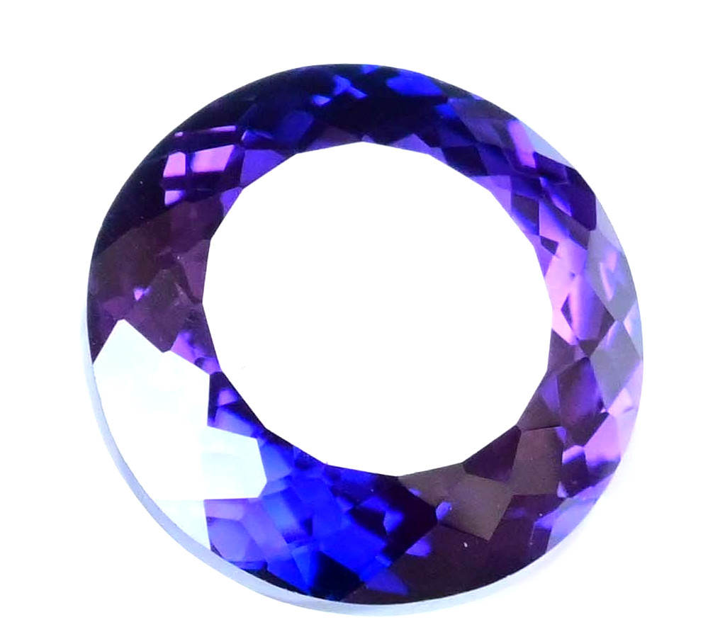 27.55 Ct Natural Purple-Blue Boysenberry Sapphire Round Certified Loose Gemstone