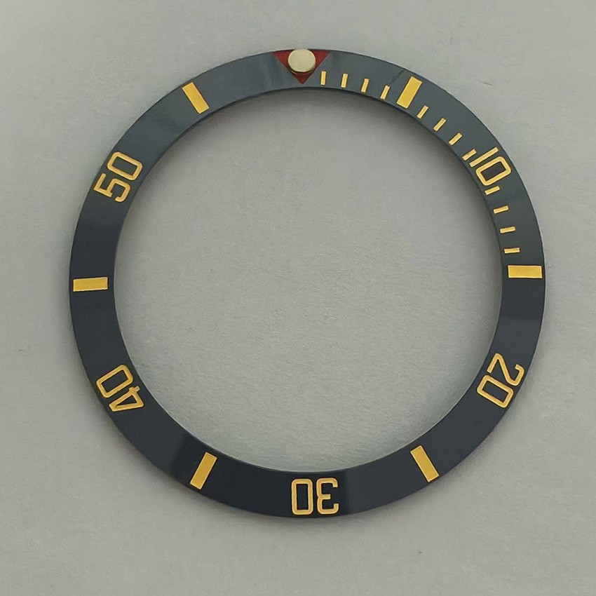 Replacement Ceramic Bezel Insert SUB Beveled Bezel Ring Watch Accessories