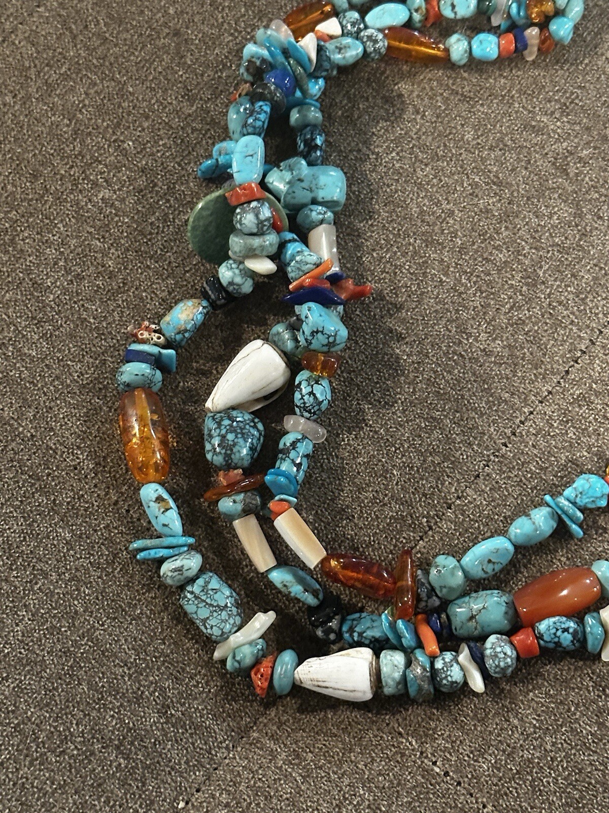Vintage Native American Treasure Necklace