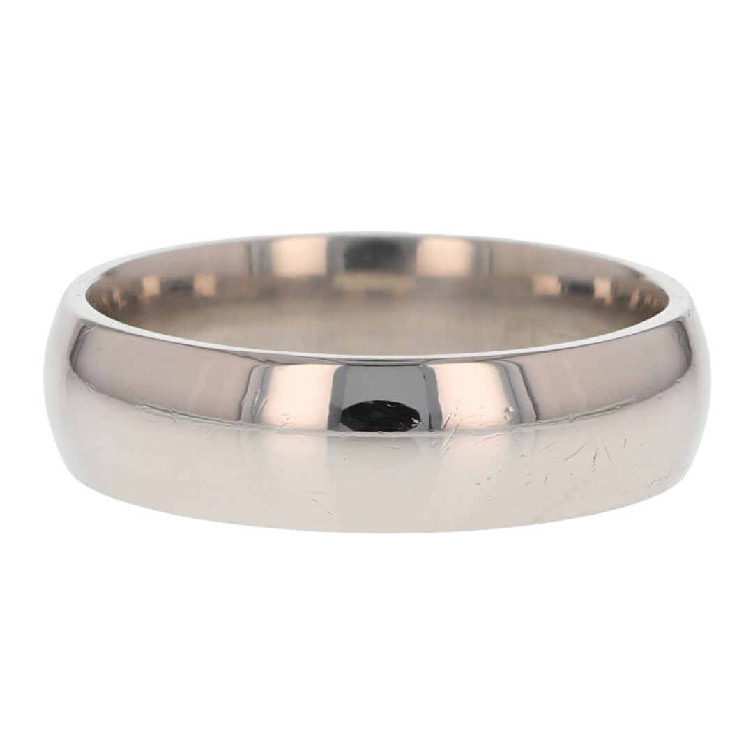6.2mm Polished Classic Wedding Band Ring Platinum 12.93 Grams Size 9.75