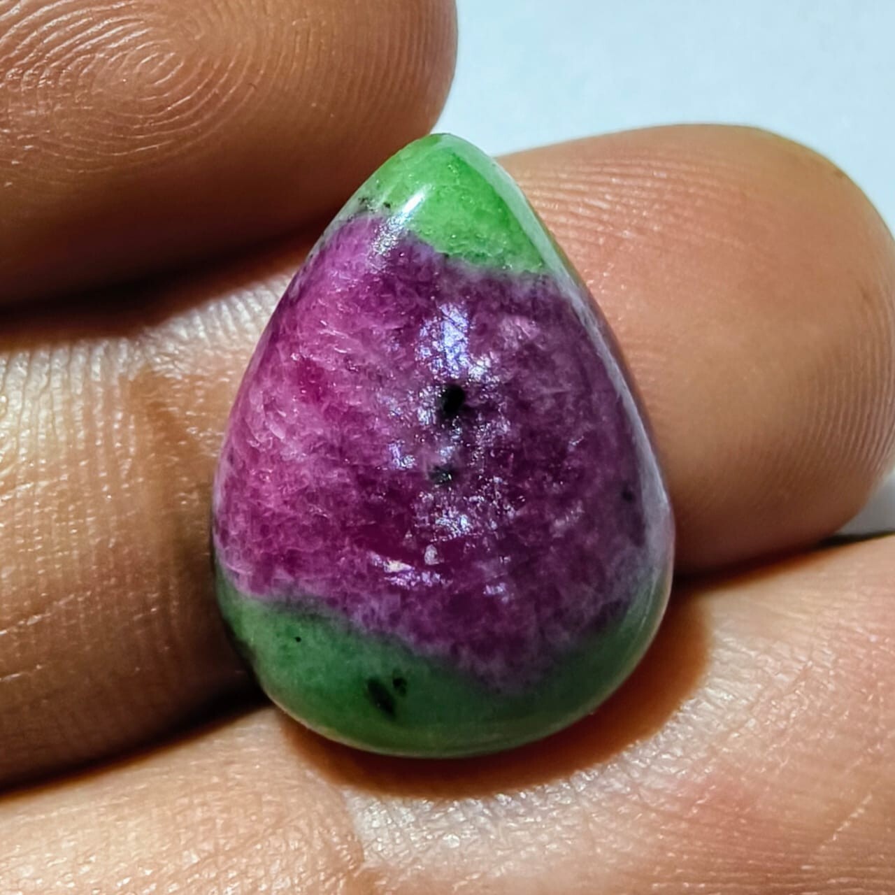 13.40 Cts Natural Ruby Zoisite Cabochon Gemstone 18.5×13.7×4.9 MM