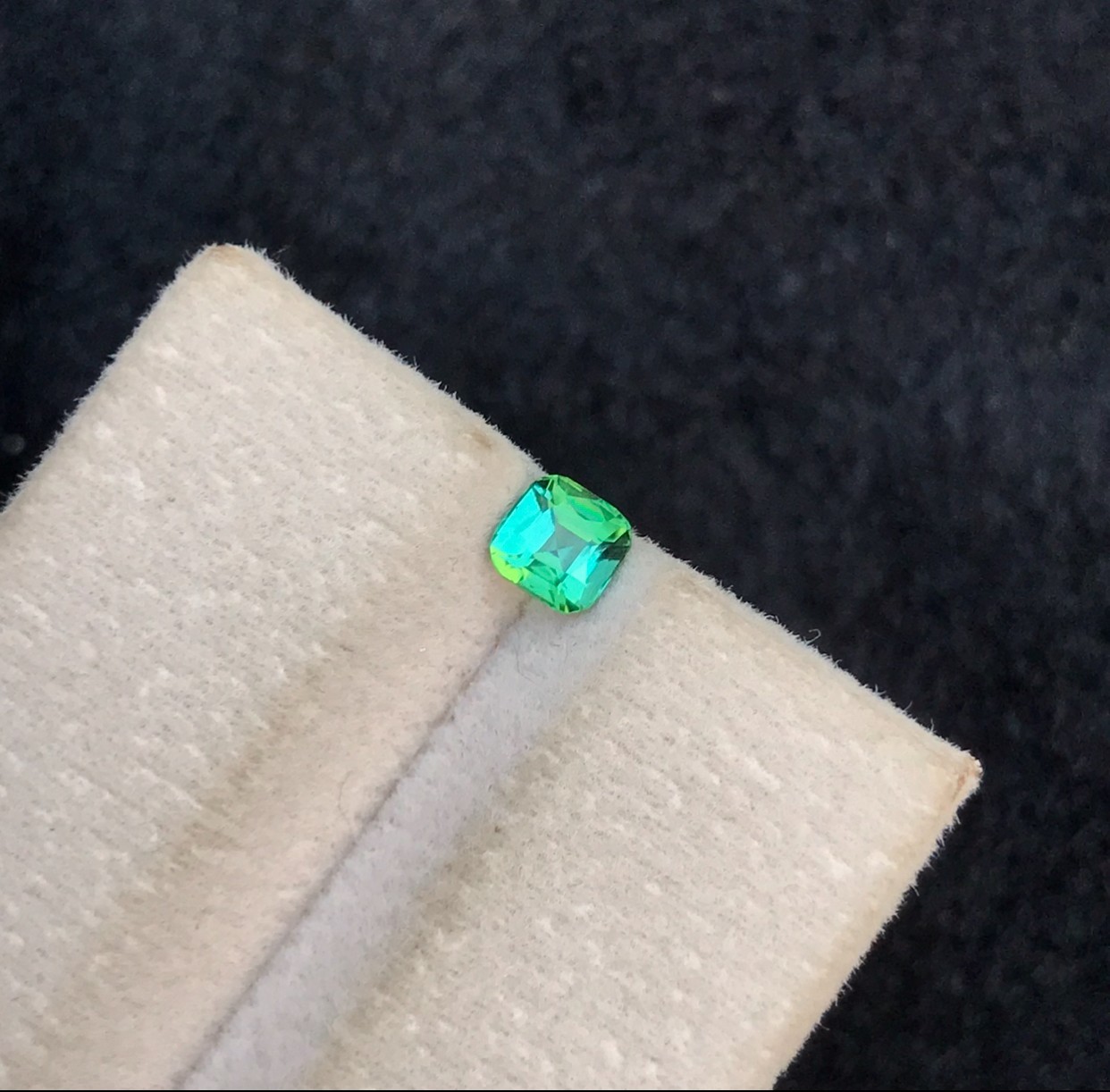 Greenish Blue Tourmaline 0.50 CT Cushion Cut Natural Tourmaline Loose Gemstone