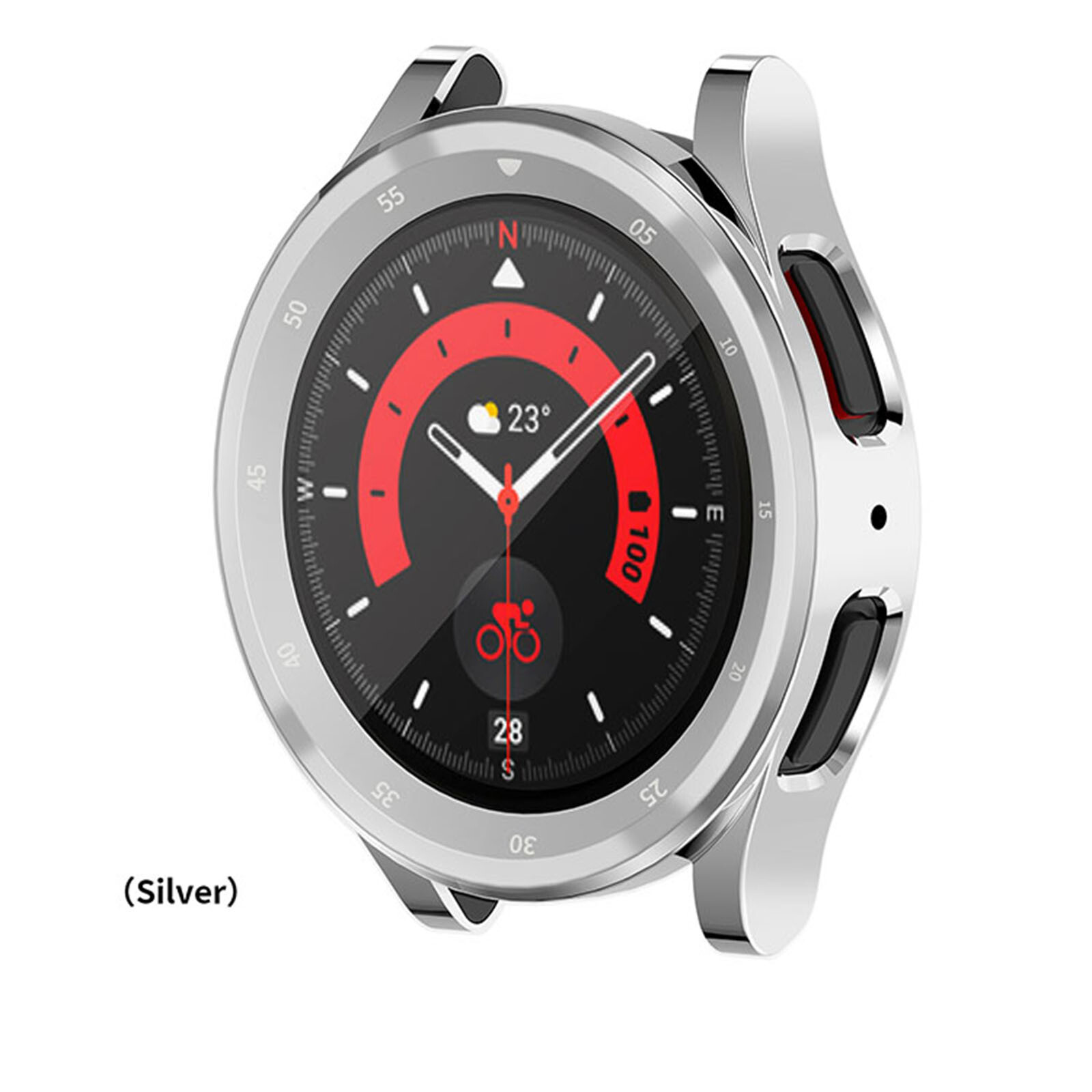 TPU Watch Case with Scale +Screen Protector For Samsung Watch5 Pro 45mm