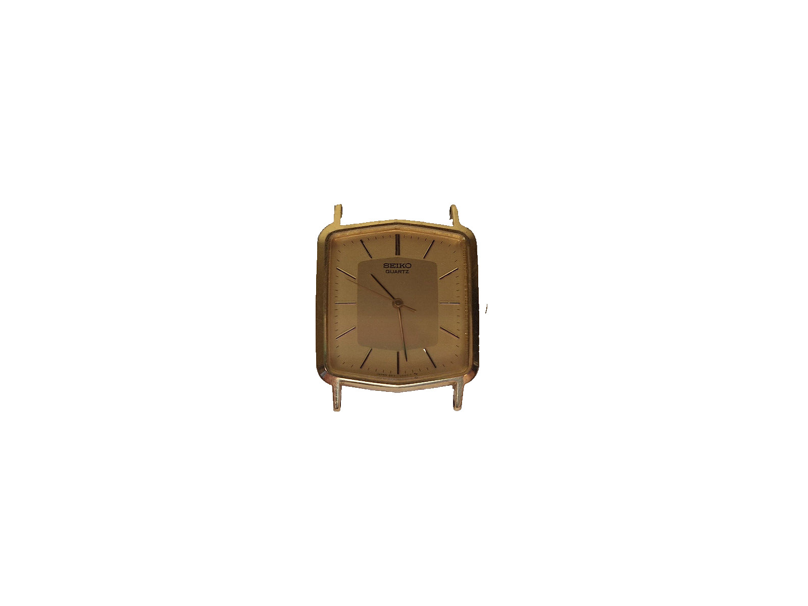 Vintage Seiko Quartz Watch Face Japan Movement 8821-5019 Gold Tone Color