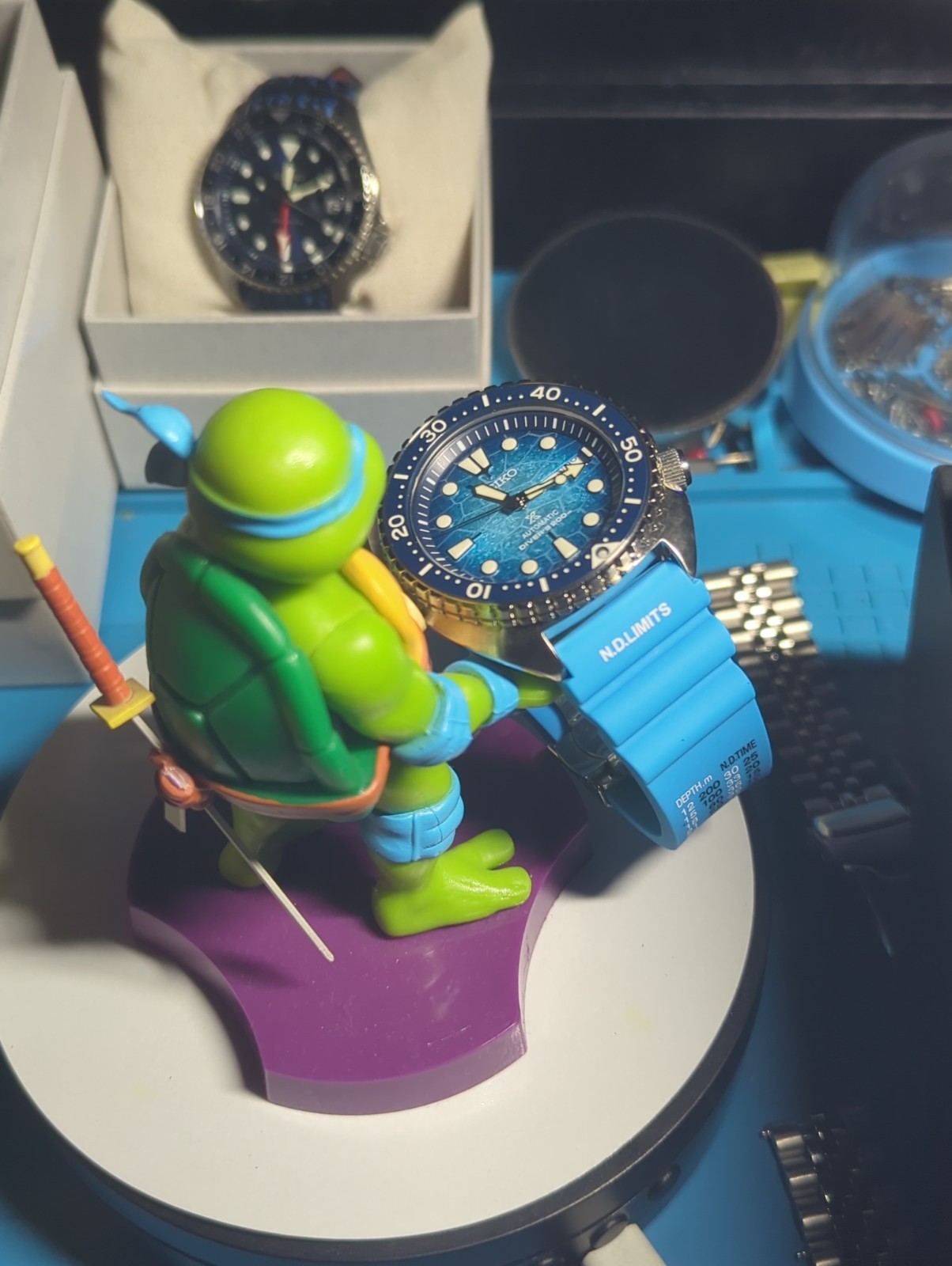 Mint Seiko Prospex Blue Unisex Adult Watch – SRPH59 Full Set