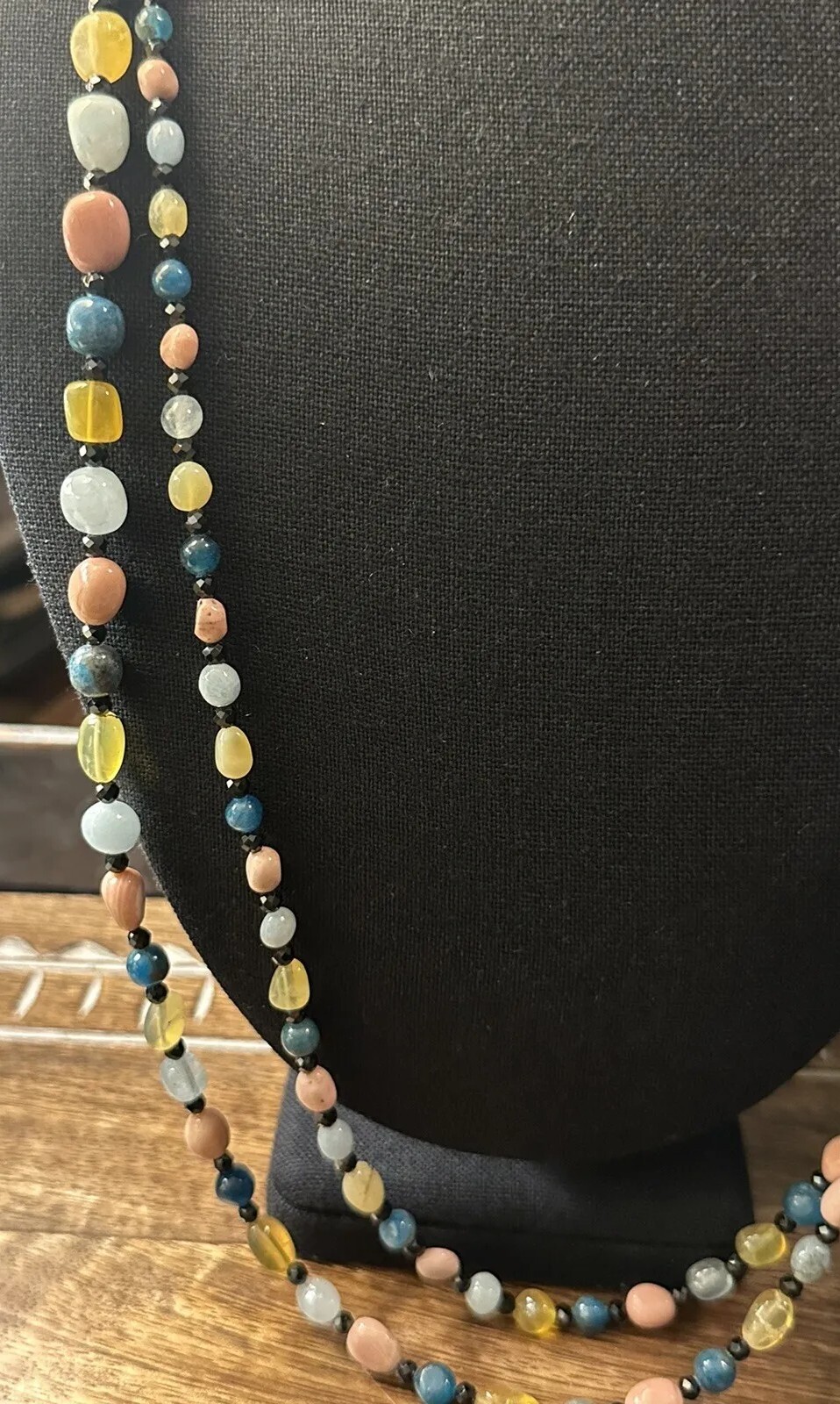 Mine Finds By Jay King Long 60” Multicolored Gemstone Necklace