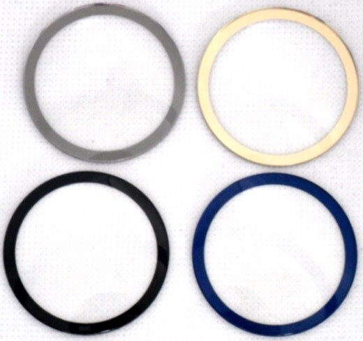 Watch Crystals Bulova Black.Blue,Gold,Silver 42.0mm S.Dome Thick 1.5mm, Trim 3mm