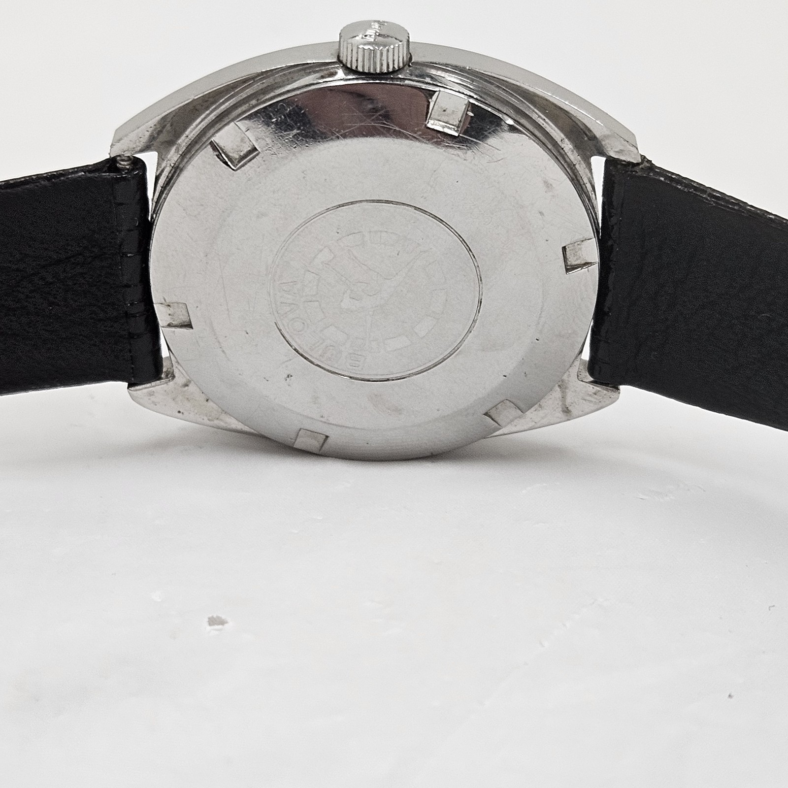 Vintage BULOVA Men’s Automatic Watch 23Jewels Day/date Black Dial Cal 11ANABC