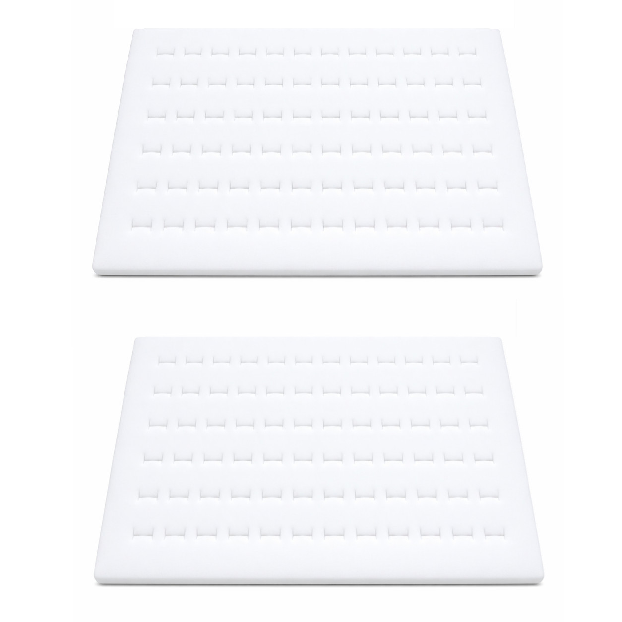 72 Slot Ring Foam Jewelry Tray Insert Display Pad Liner available in 6 Colors