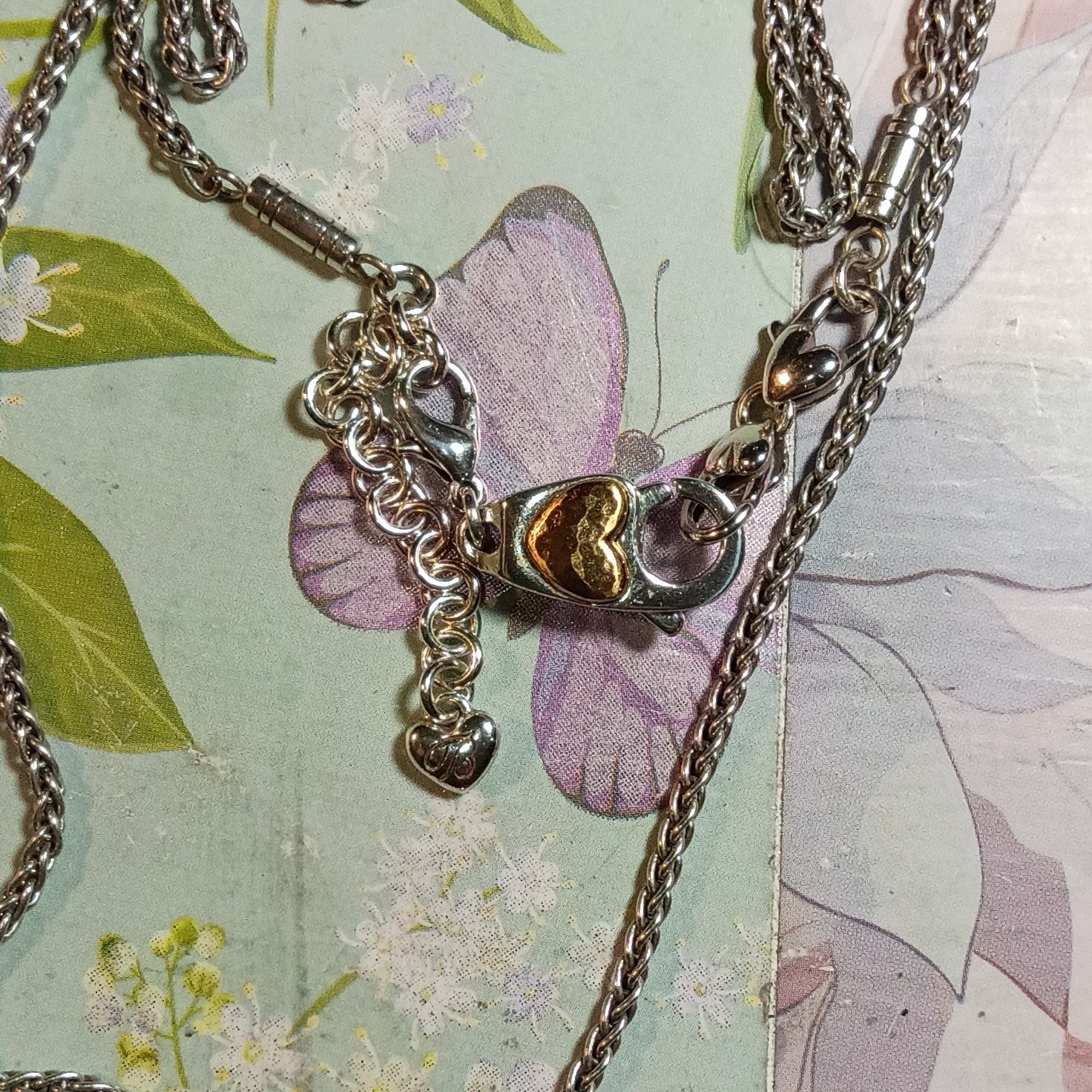 Brighton Opera Covertible Necklace Silver Tone Round W/ EXT Open Scrolled Pendan