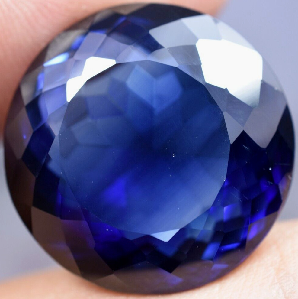 Natural 40.55 Ct GIGANTIC Royal Blue Sapphire GGL Certified Loose Gemstone