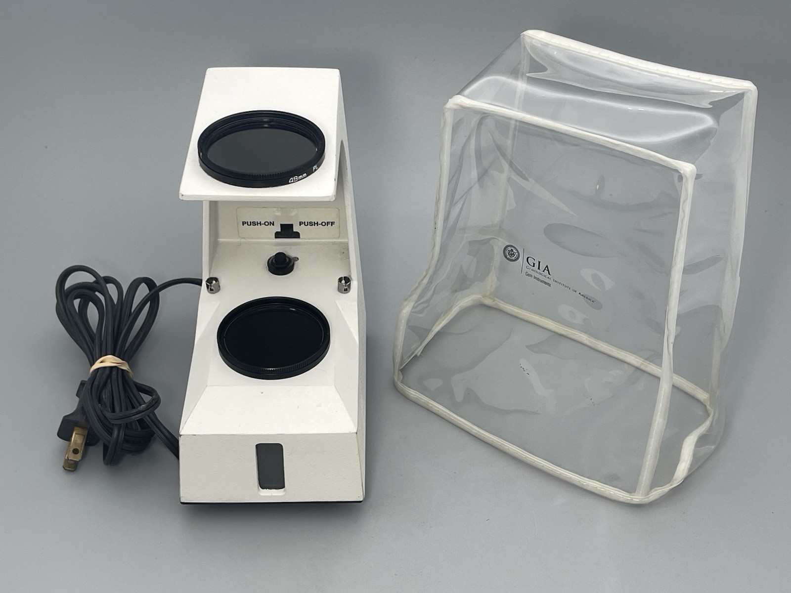 Vintage GIA Instrument Model 415 Desktop Gem Polariscope Identification Testing