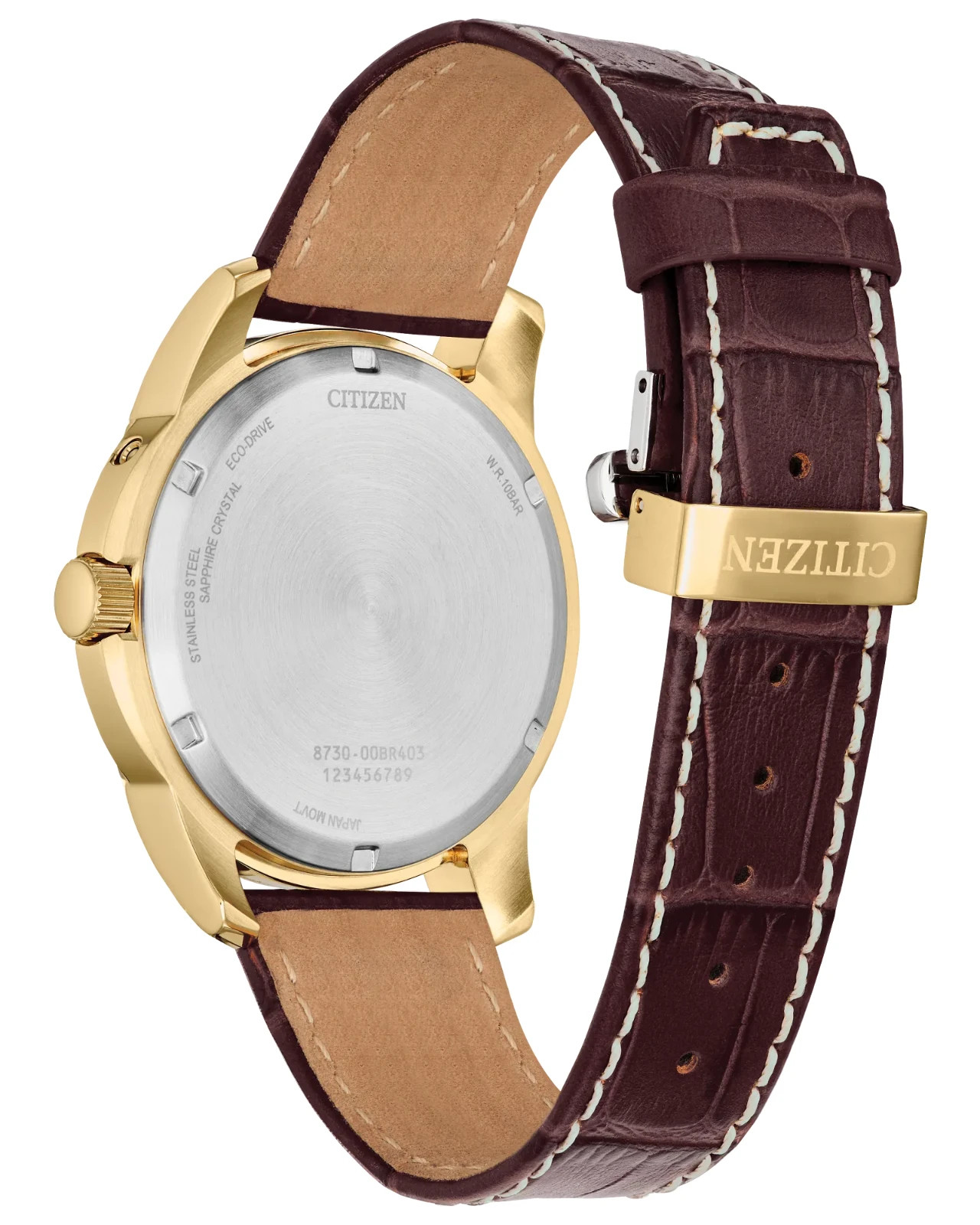 NEW CITIZEN ECO DRIVE CALENDRIER MOON PHASE DAY DATE MONTH WATCH BU0082-06P