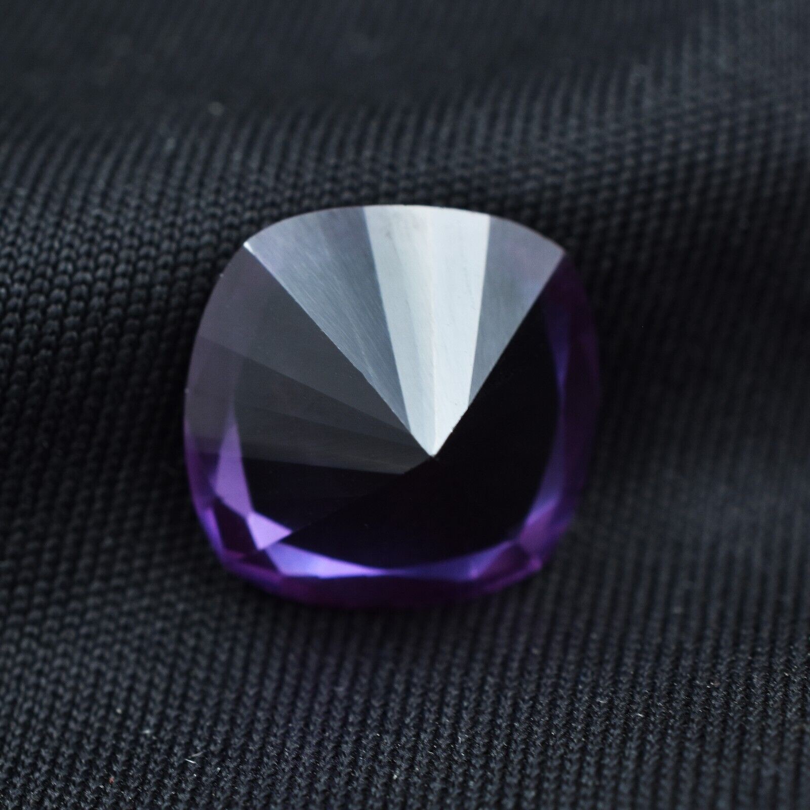 Purple Tanzanite Natural Square Cushion Cut 9.45 Ct CERTIFIED Loose Gemstone