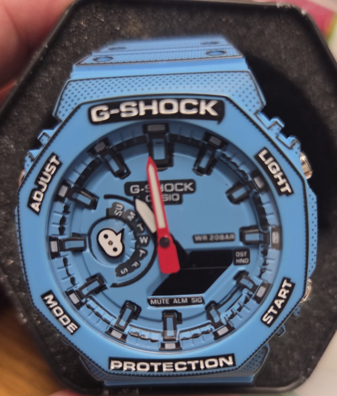CASIO G-SHOCK MANGA GA-2100MNG-2AJR Men’s Watch Blue