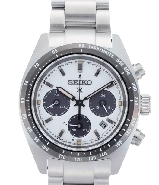 SEIKO PROSPEX SBDL125 Panda Dial Solar Chronograph Men’s Watch Made in Japan