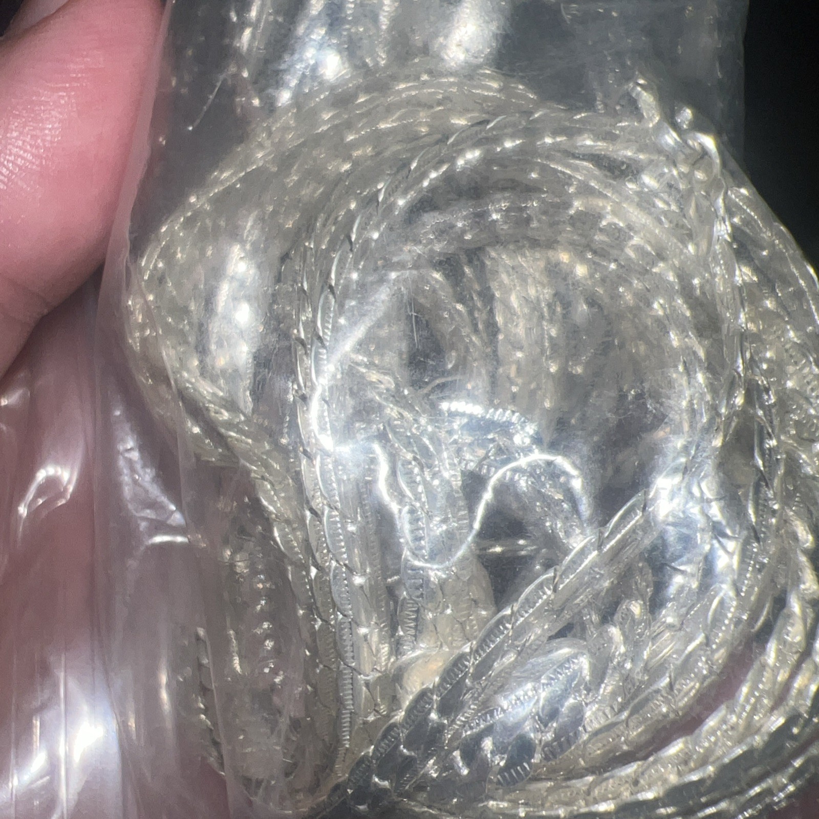 (14) Silver Plated 925 Stamped Chains