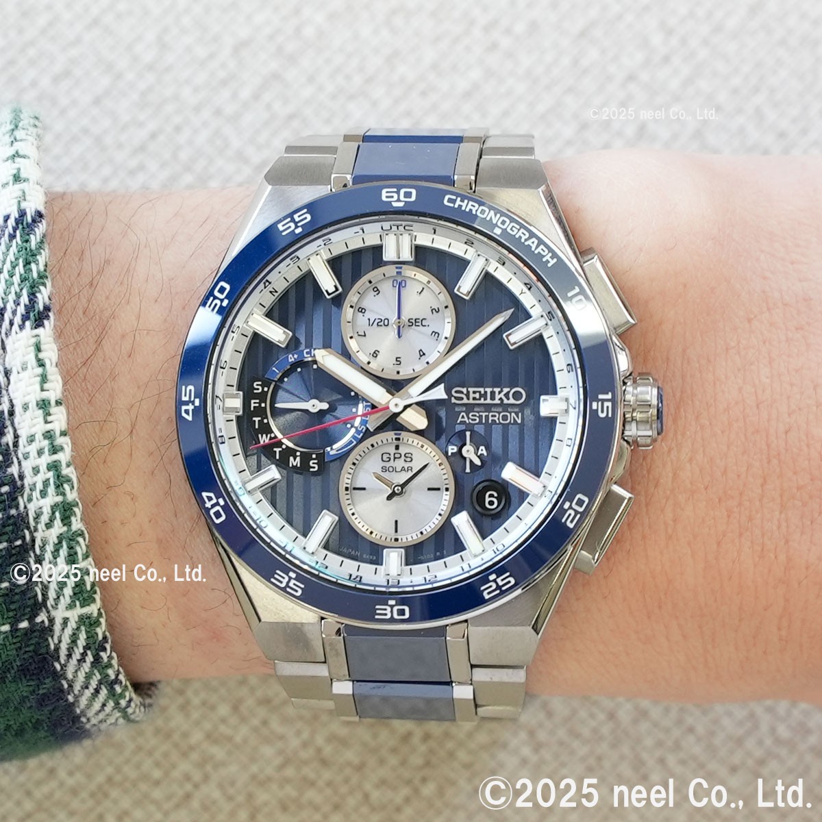 by Wi selectable Seiko Astron NEXTER SBXC11 GPS solar watch GPS satel