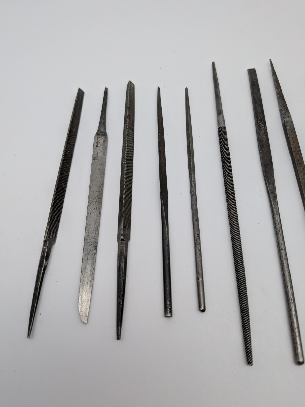 LOT OF 15: Vintage Jewelry Jeweler Watchmaker METAL FILES Swiss USA Mixed