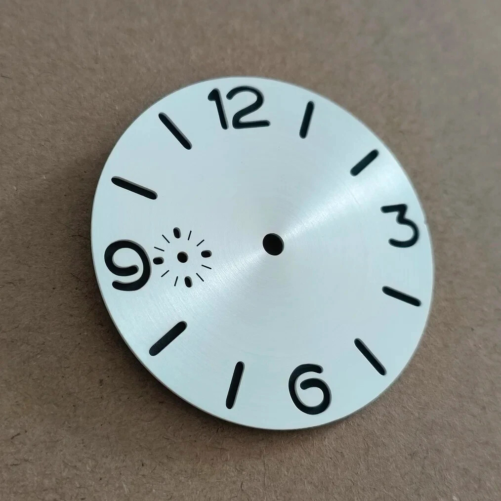 39mm silver dial Thickness 0.8mm for ST3600 ETA6497 movement none luminous