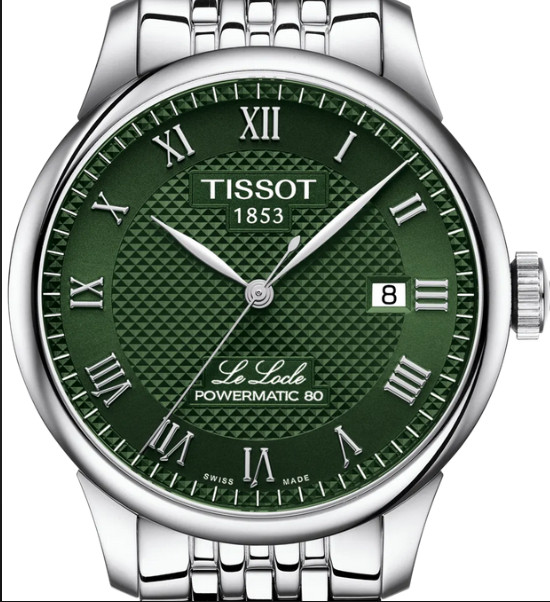 Tissot Le Locle Classic Collection Green Dial 39.3mm Men’s Watch T0064071109300