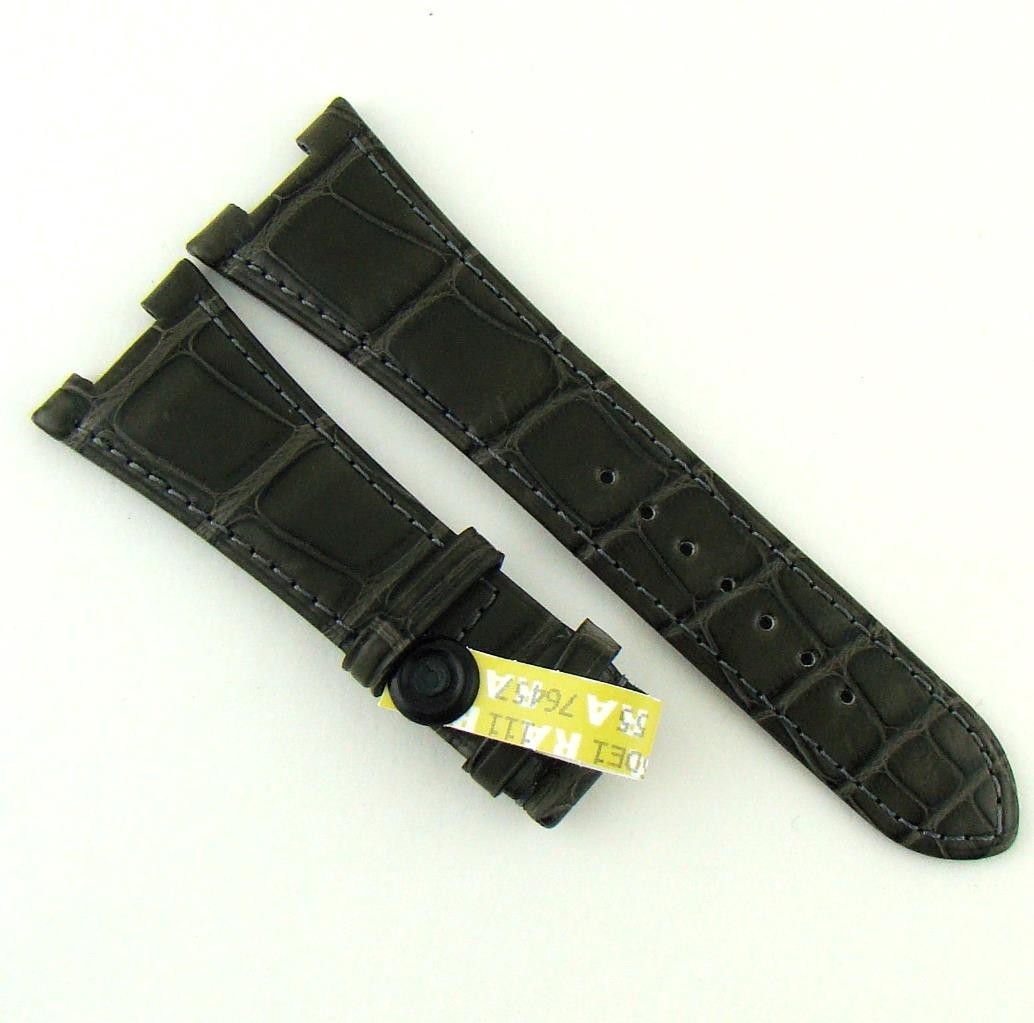 Authentic Glashutte Original Panorama 26mm x 18mm Brown Grey Alligator Strap OEM