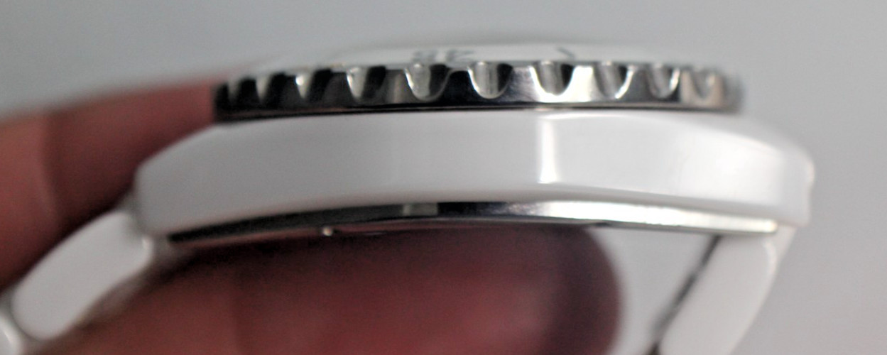 Exquisite AKRIBOS XXIV White Ceramic Automatic Women Watch AK508WT